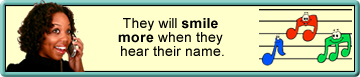 They will hear their name